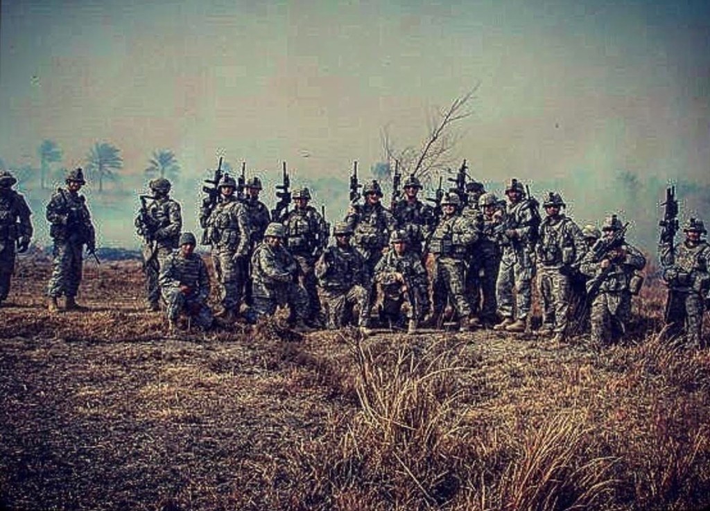 Jaren's infantry platoon — 2-1 and 1-24 Infantry, deployed from Ft. Wainwright to Baquba, Iraq