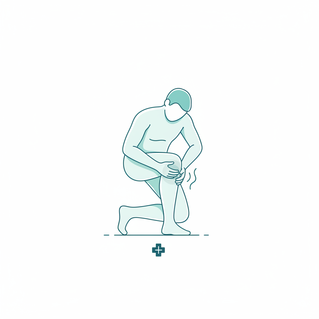 illustration of sports injury on athlete illustration of sports injury on athlete