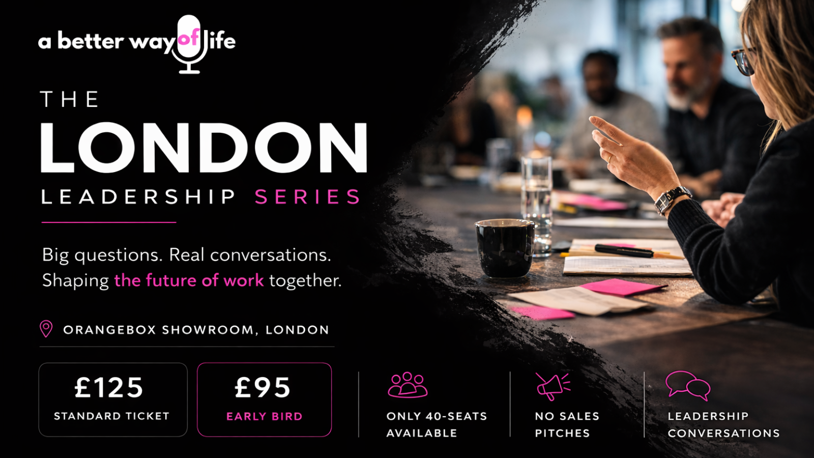 The London Leadership Series promotional graphic