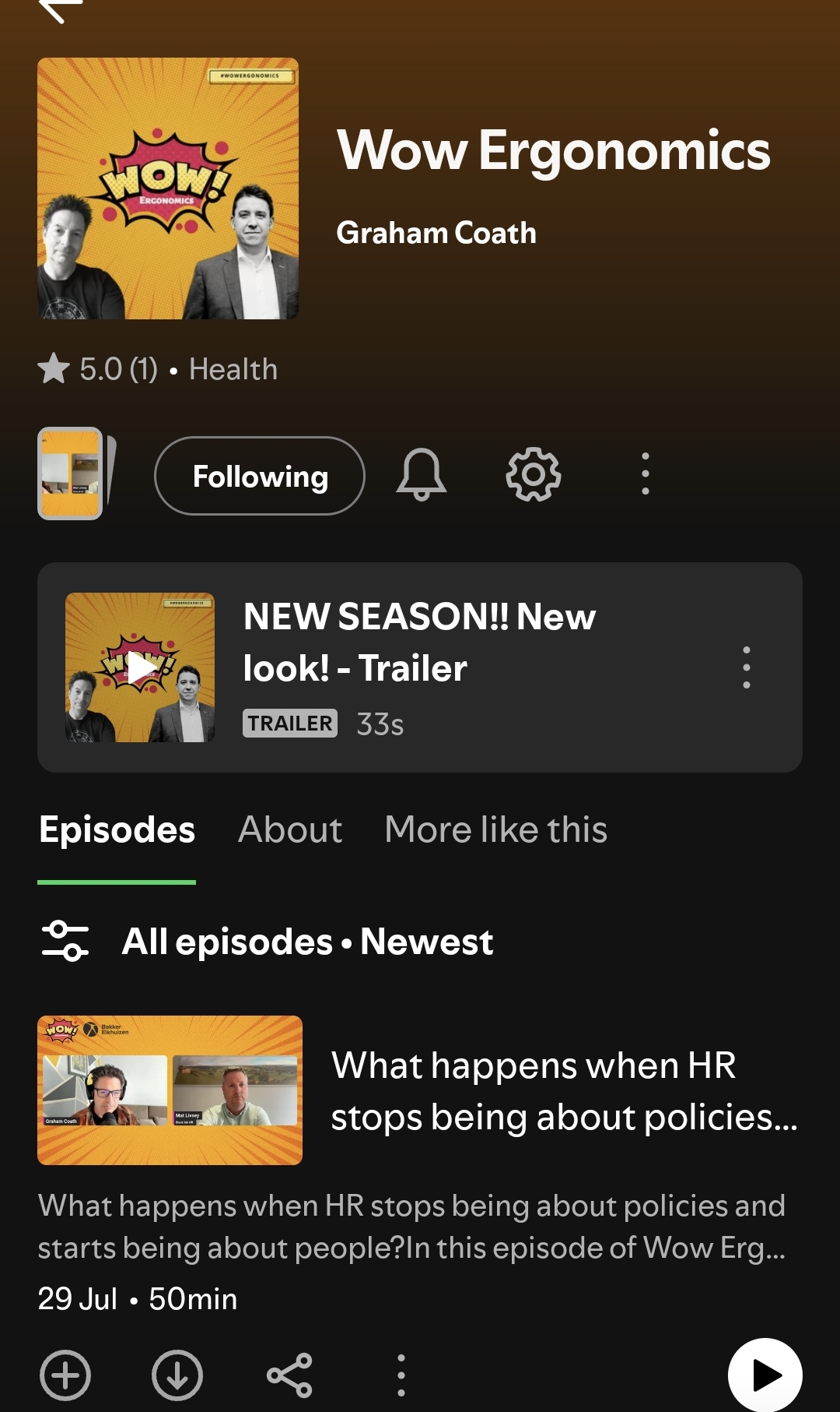 Podcast portfolio across business, music and leadership