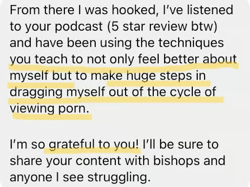 Testimonial: huge steps out of the cycle