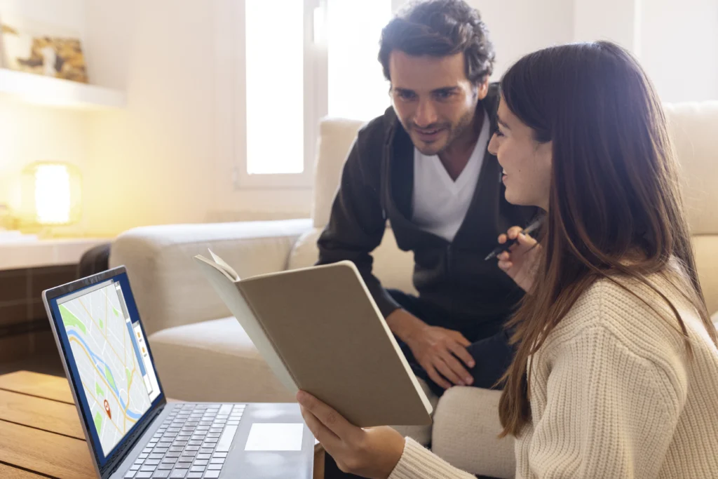 Professional working from home on direct mail and digital marketing campaign - TSG Group NY