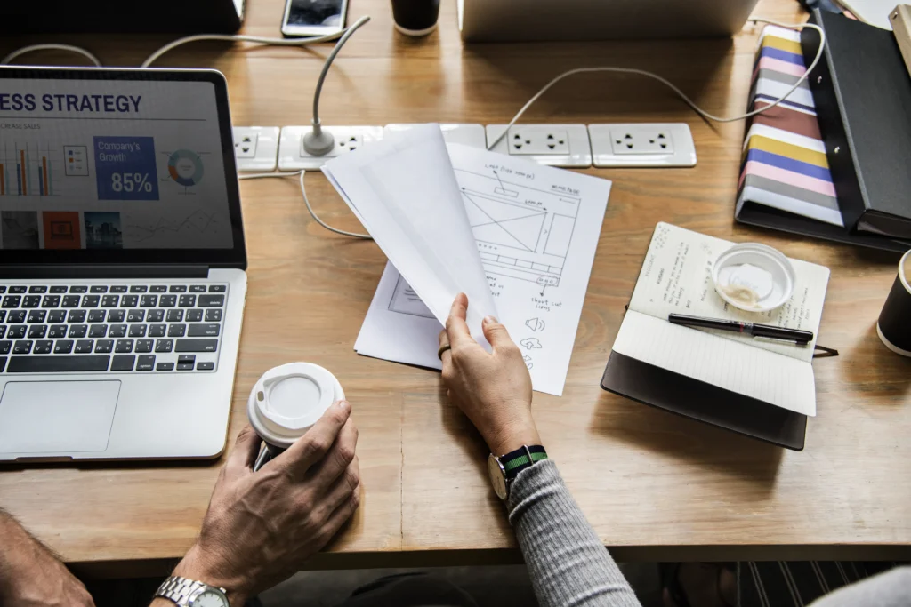 Copy and wireframes​