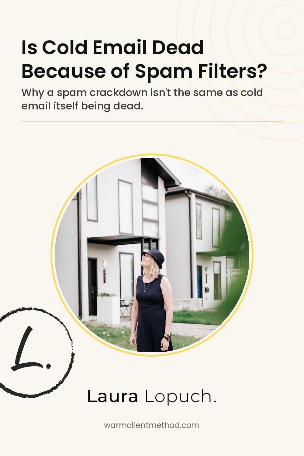 Pinterest pin: is cold email dead because of spam filters? — The WARM Client Method blog Pinterest pin: is cold email dead because of spam filters? — The WARM Client Method blog