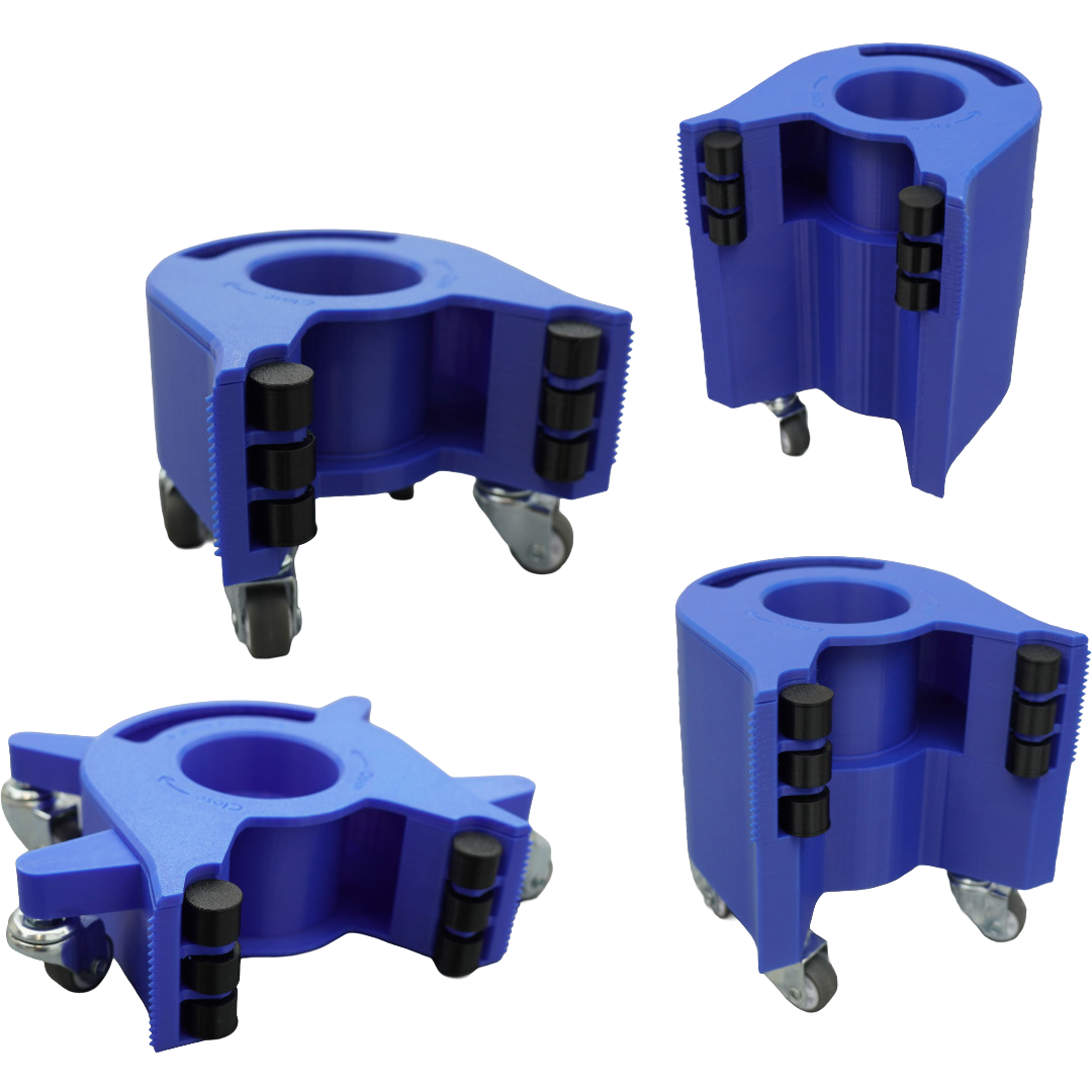 The Lowboy, 2-inch, 4-inch and 6-inch Tape Caddy lineup