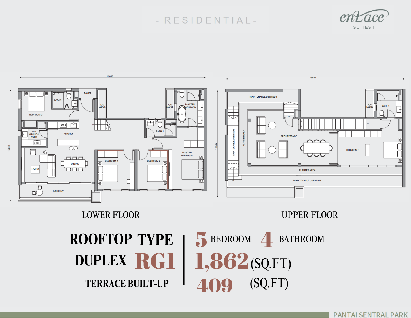 Enlace Type RG1 Layout 1862sf