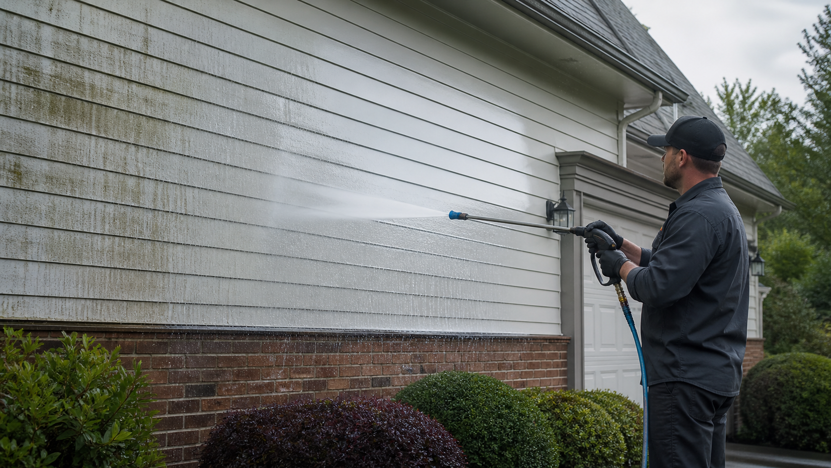 House washing service visualization