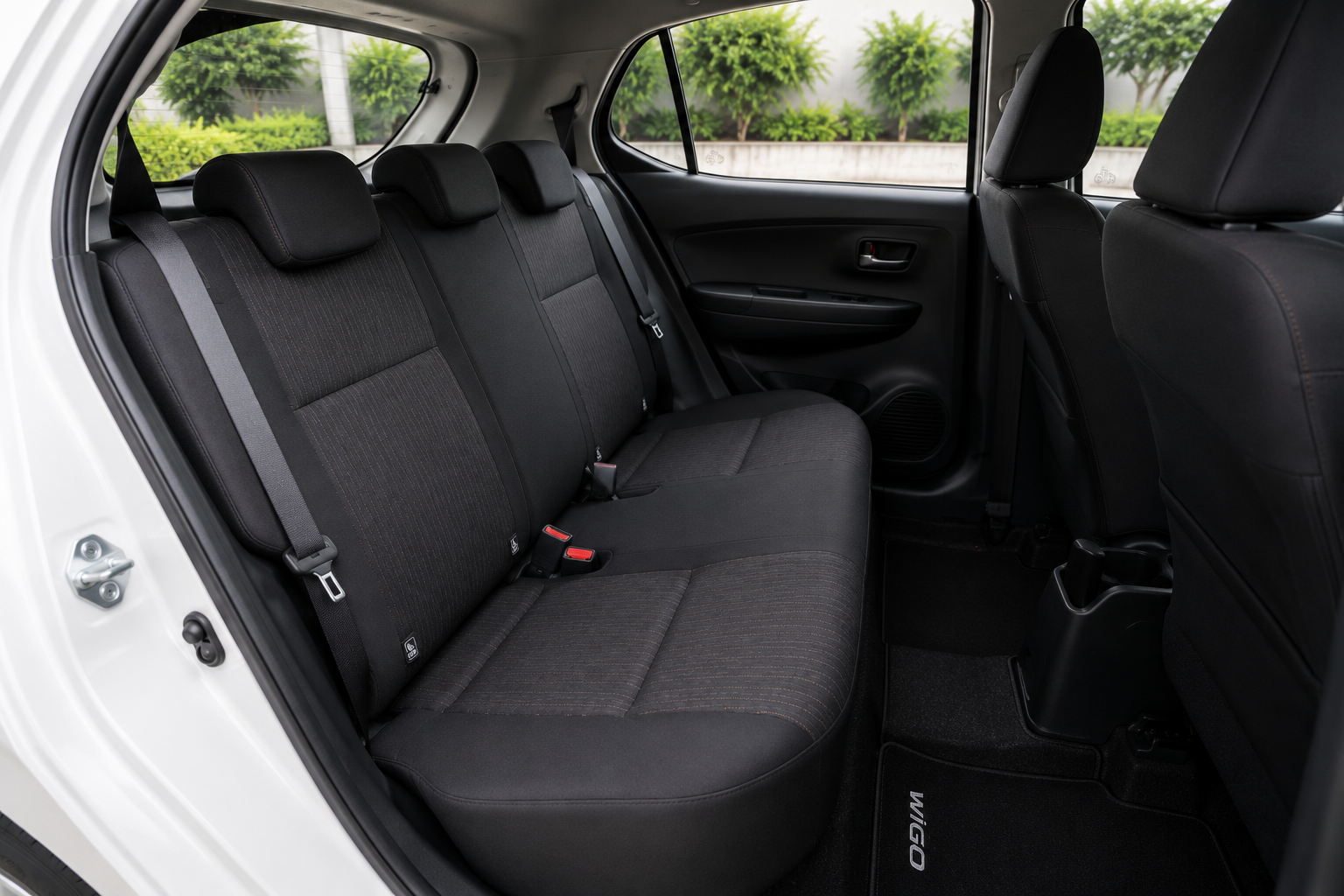 Toyota Wigo rear seats