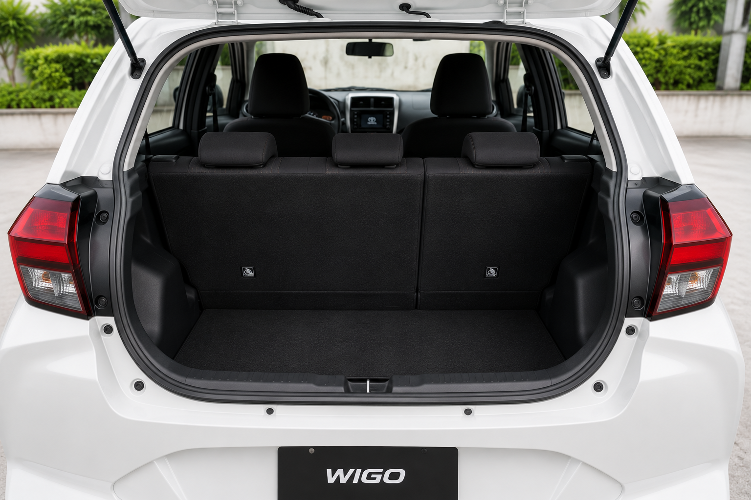 Toyota Wigo trunk space
