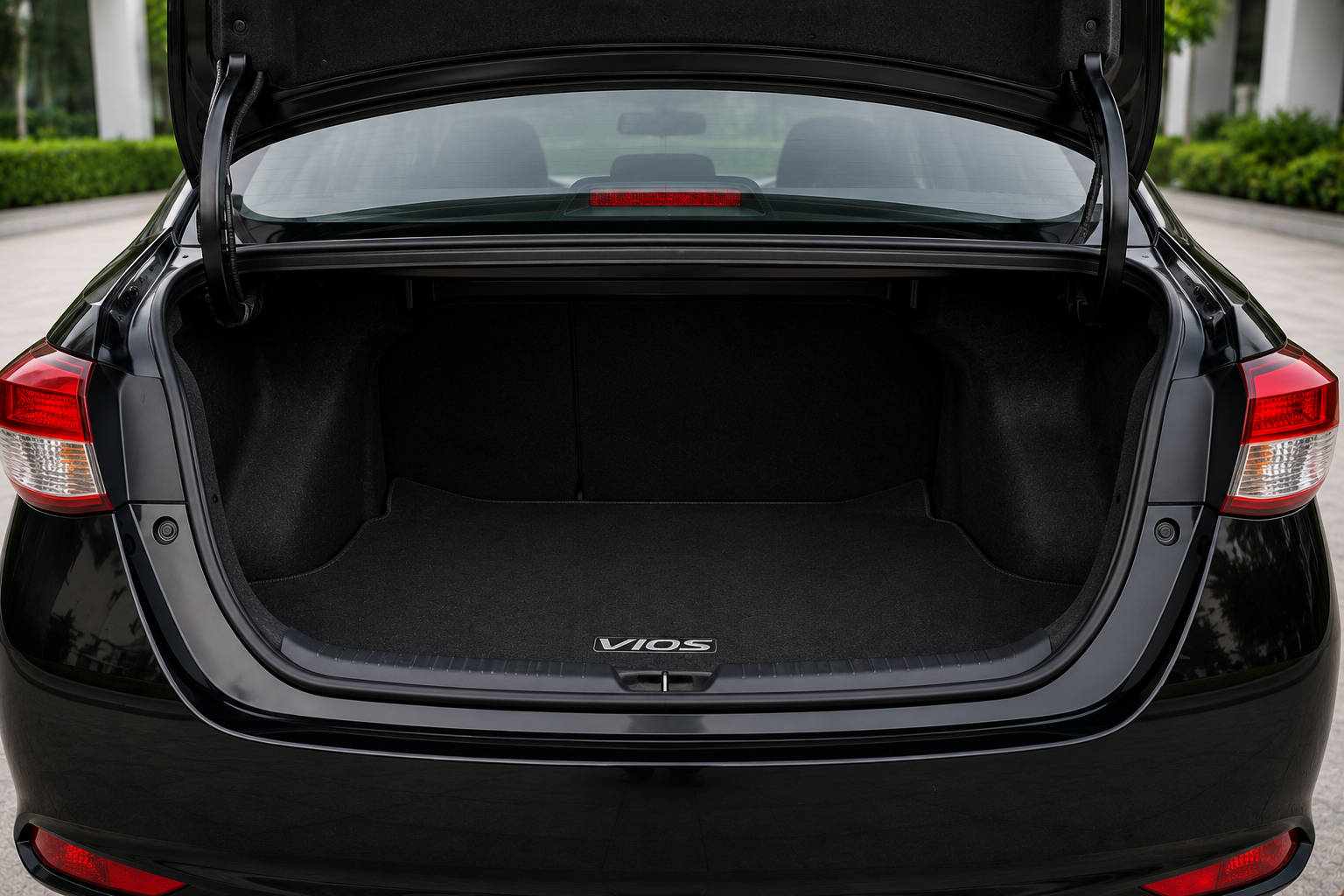 Toyota Vios trunk space