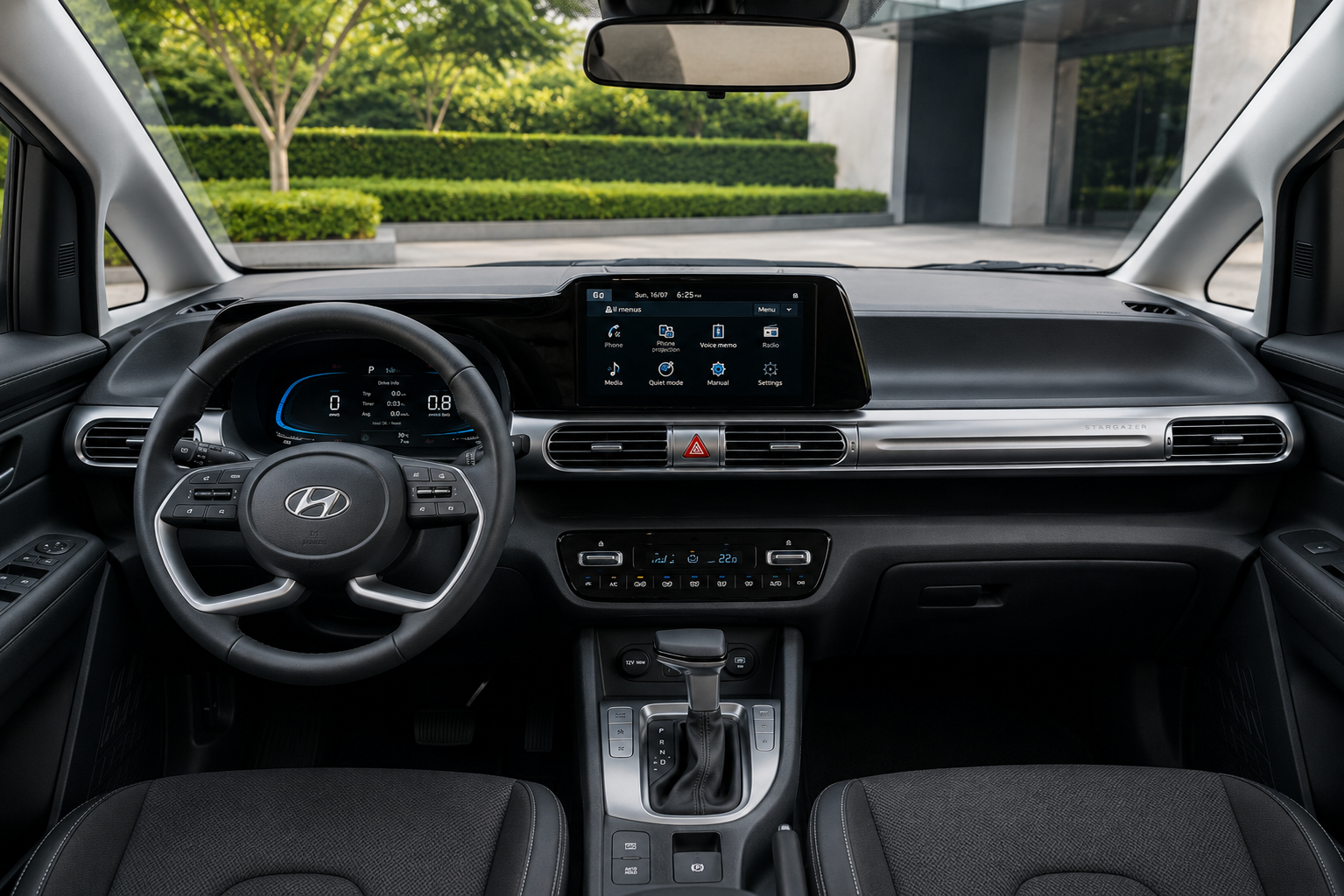 Hyundai Stargazer dashboard