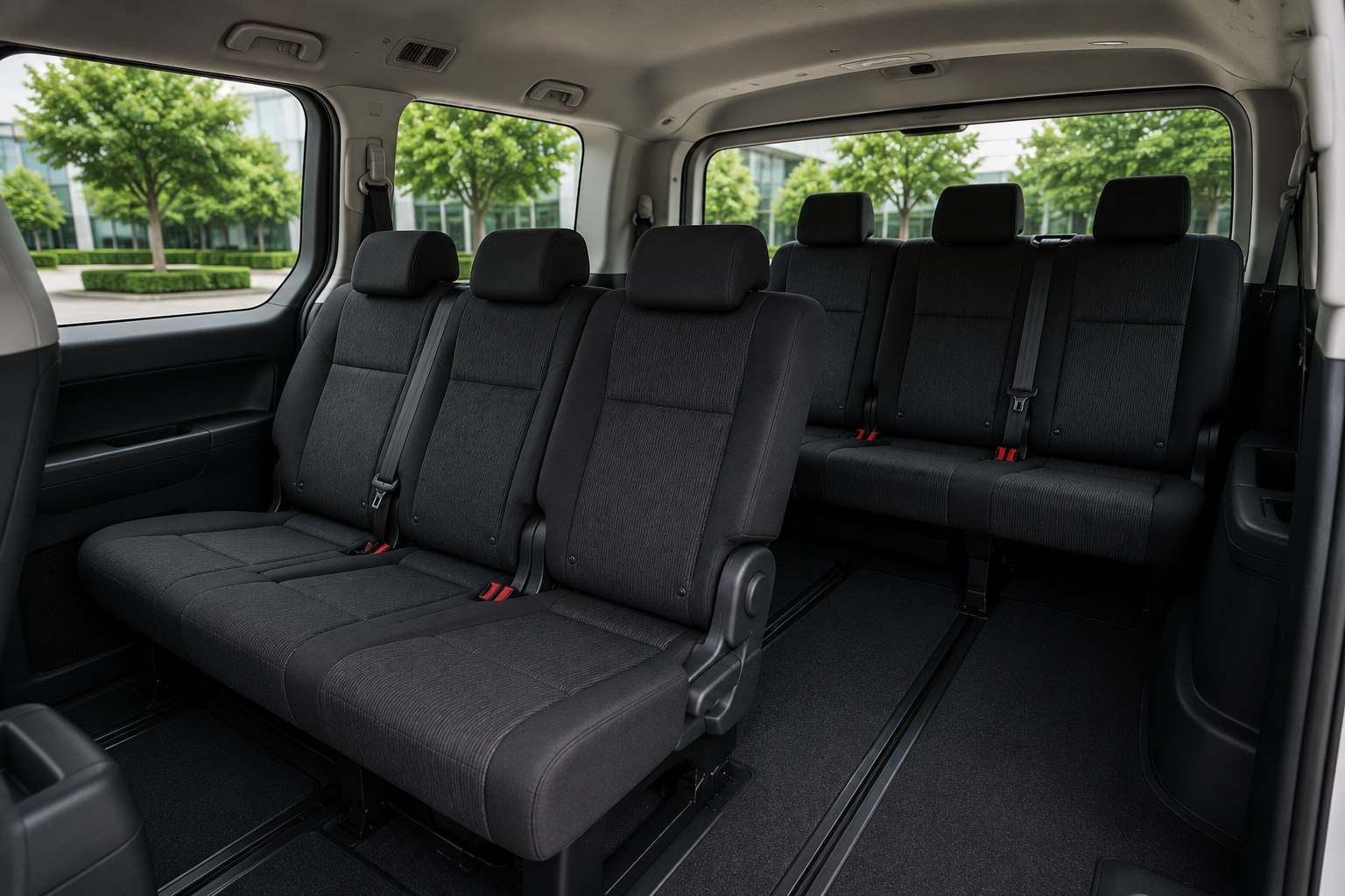 Toyota Hiace rear seats