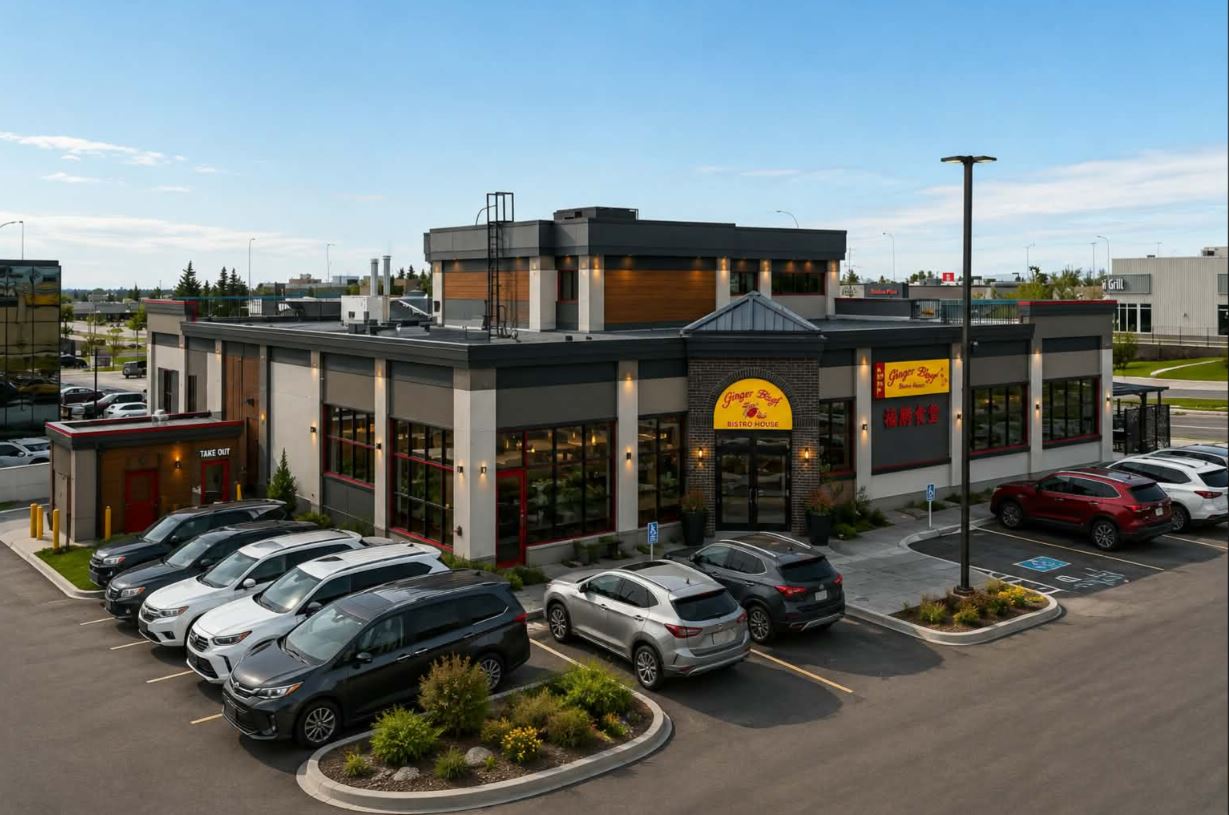 Aerial view of 228 28 Street SE