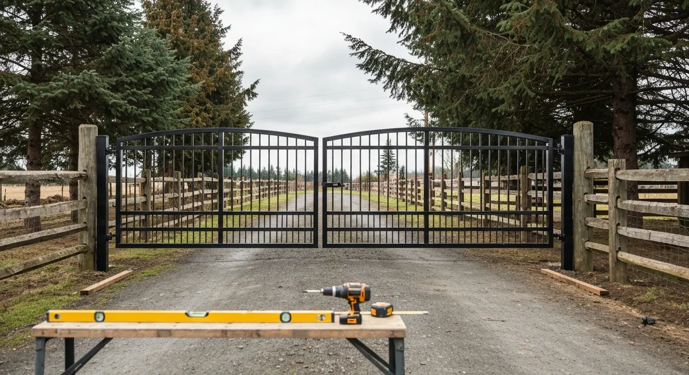 Gate installation