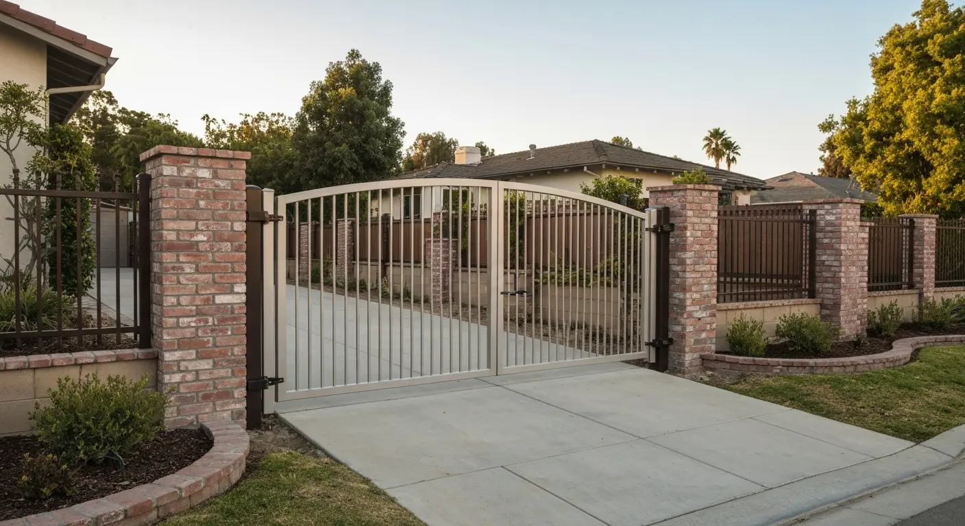 Fence gate installation