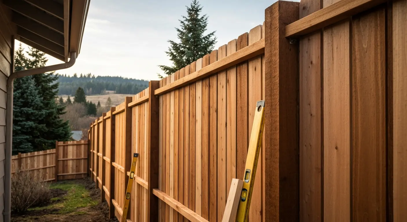 Wood fence installation Mulino OR
