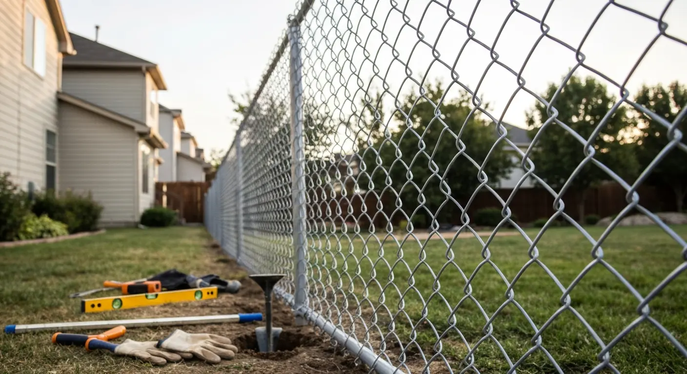 Chain link fence project