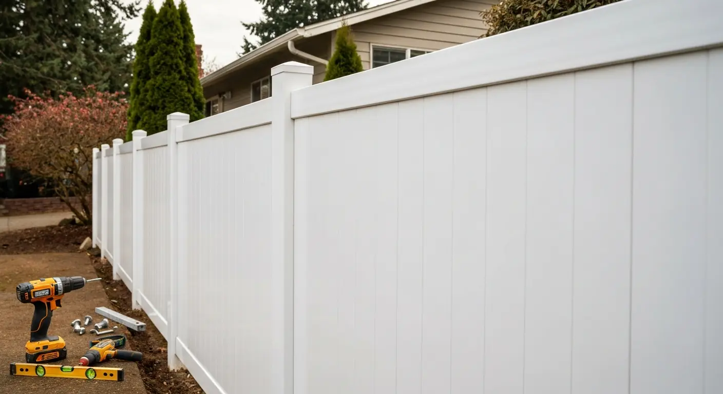 Vinyl fence repair