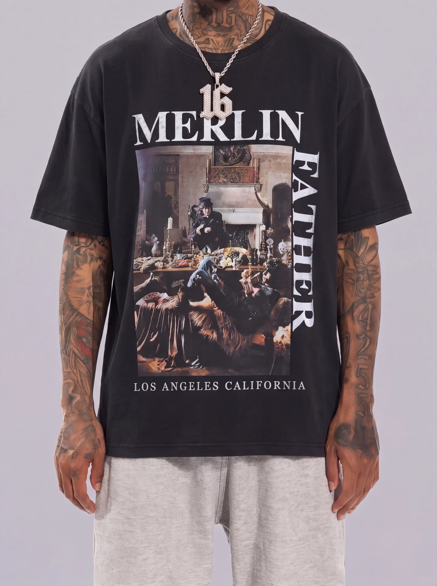 Merlins Father Legends Dinner Tee Black — Merlins Father