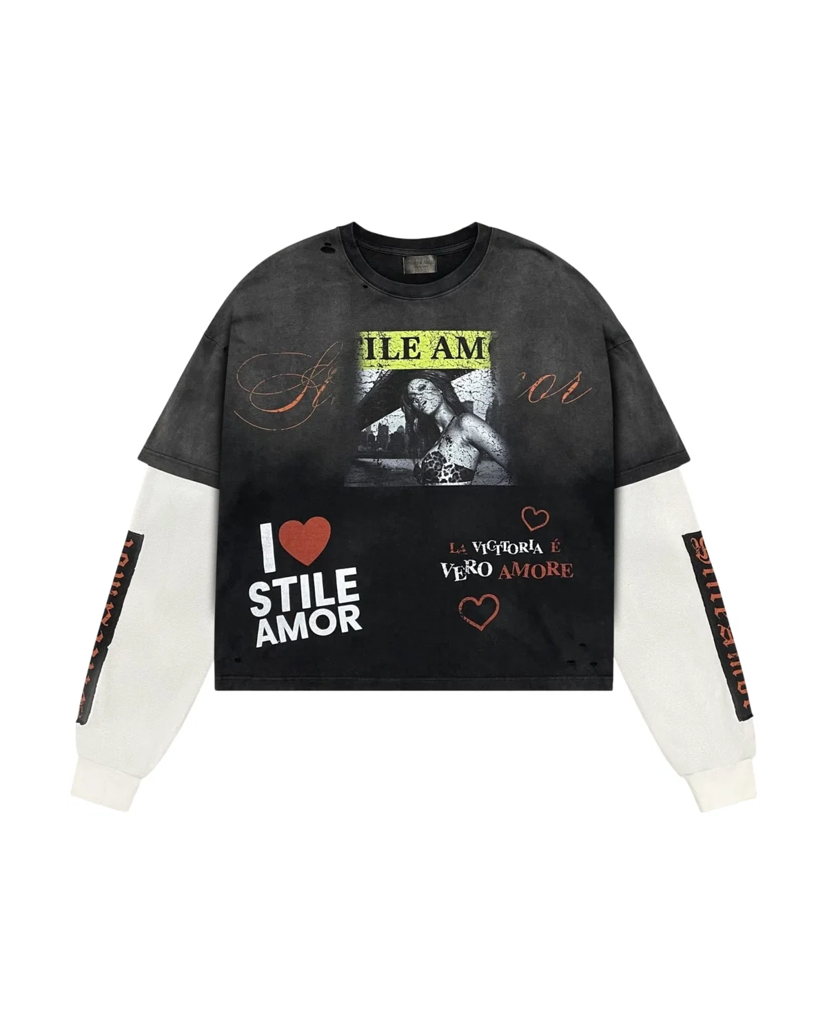 Stile De Amor Galleria LA Victorial Longsleeve Black — Stile De Amor