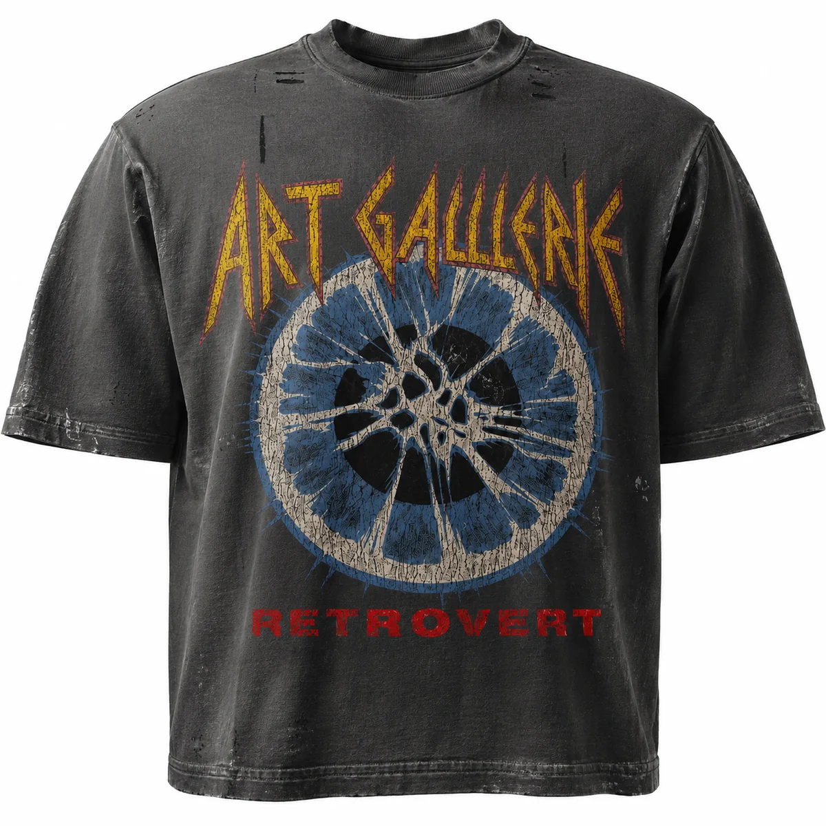 Retrovert Gallerie Tee Grey — Retrovert