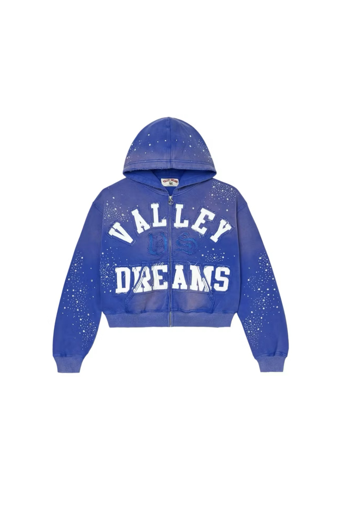 Vale Forever Classico Zip Up Hoodie Sapphire — Vale