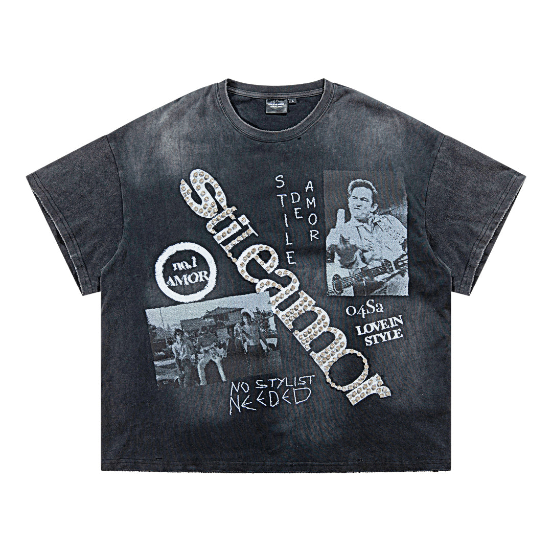 Stile De Amor No Stylist Tee Black — Stile De Amor