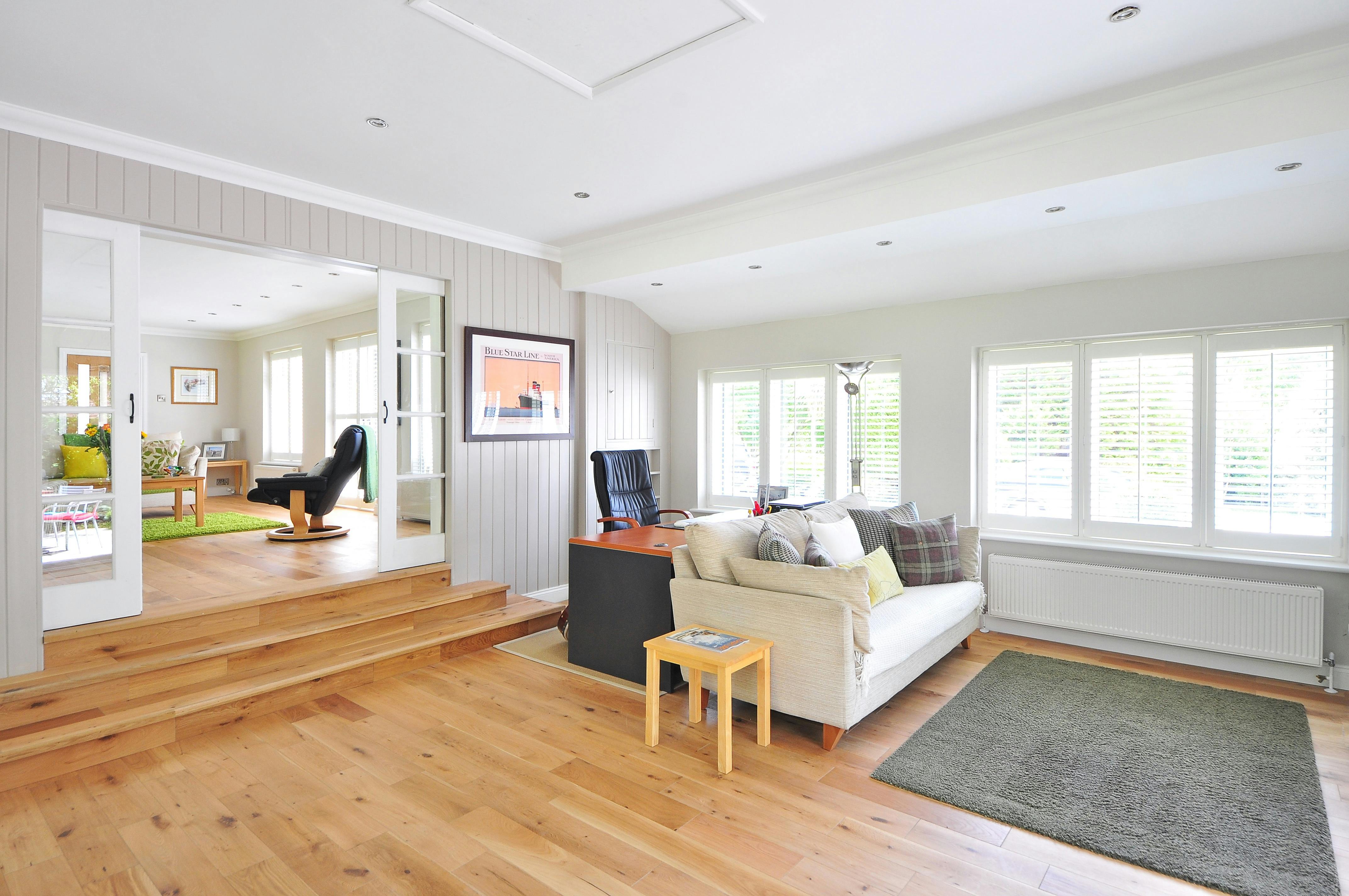 Luxury vinyl plank flooring installation by Flow Renovations in a Cleveland-area home