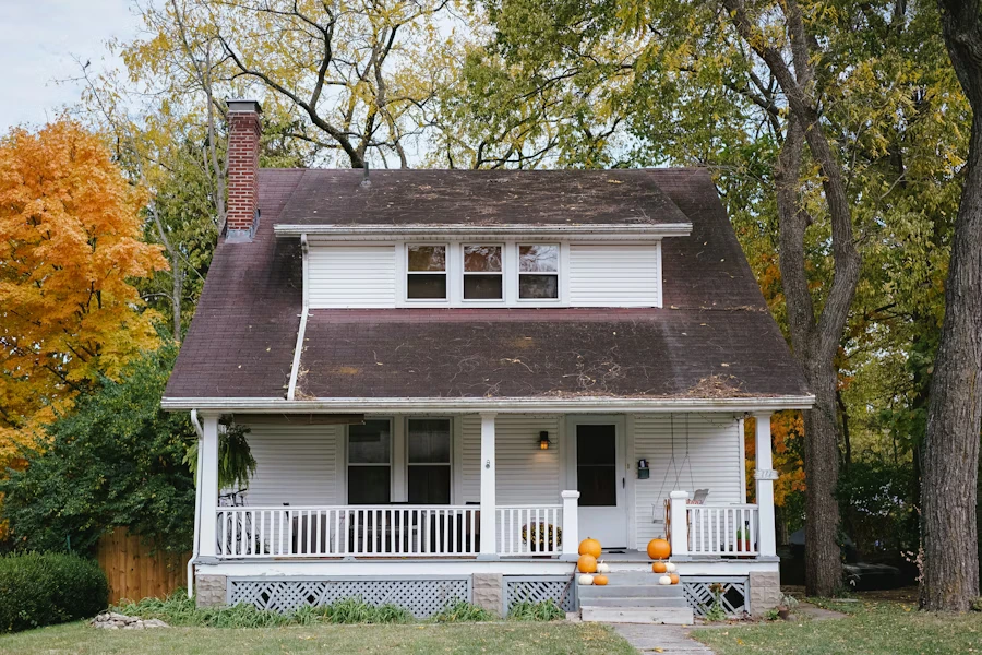 Cleveland-area home with freshly painted exterior siding and trim