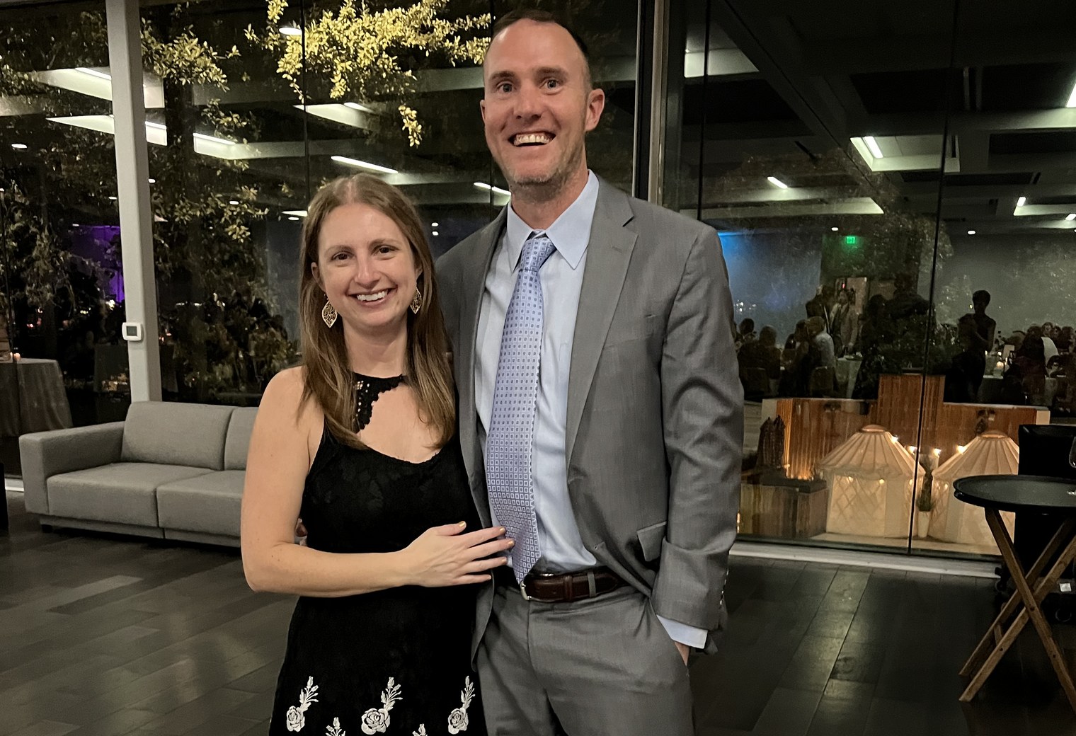 Benji and Ali, the owners of MeadowView Events