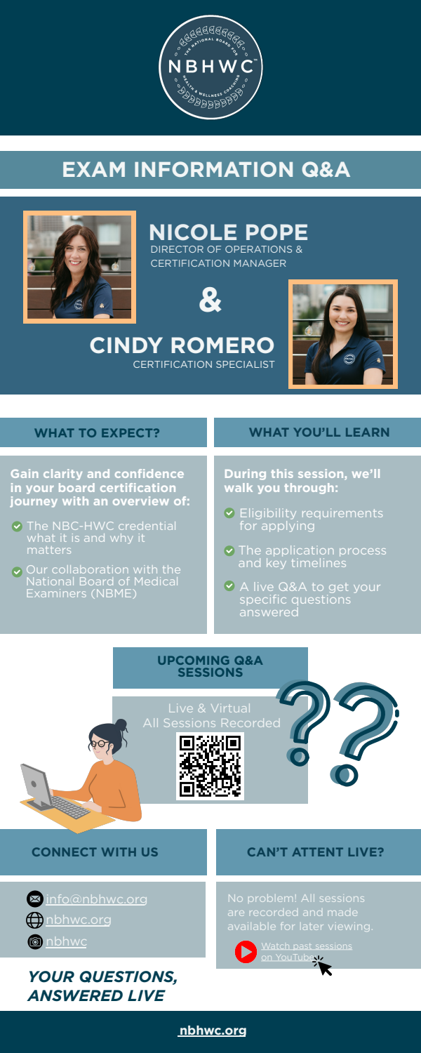 NBHWC Q&A Flier 