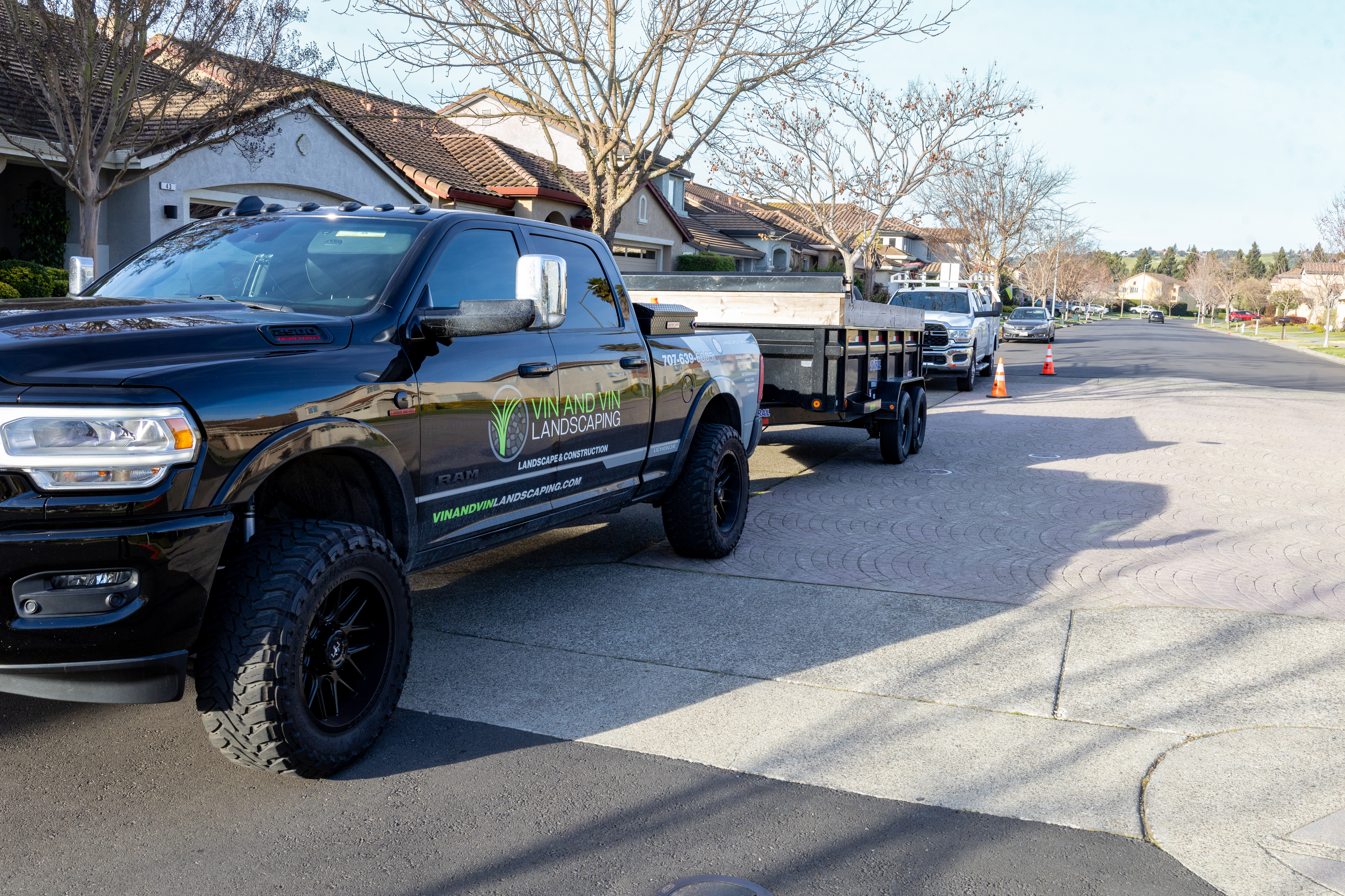 Well-maintained landscape by Vin and Vin Landscaping
