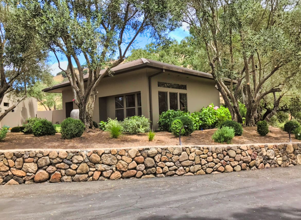 Landscaping project in Napa Valley