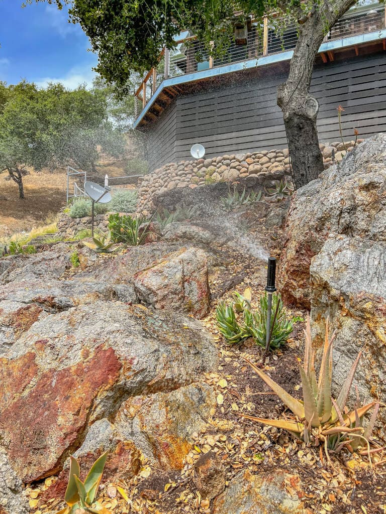 Landscaping project in Napa Valley