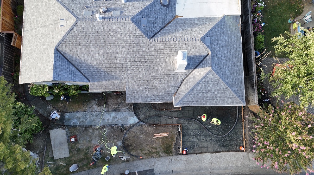 Custom landscape design and build project in Napa Valley