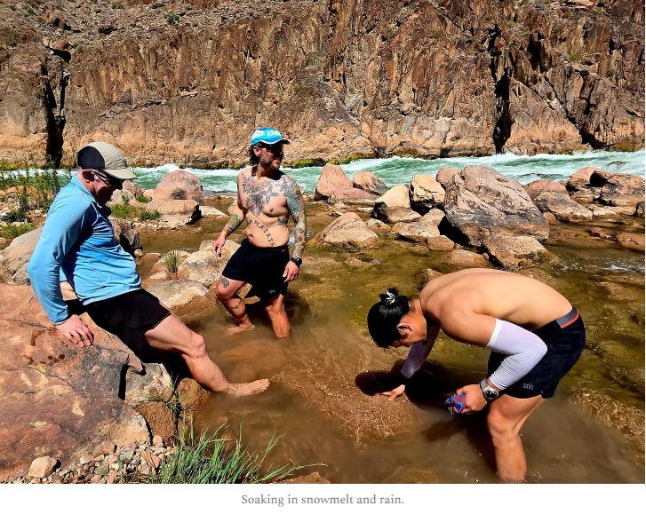 Soaking in the Snowmelt Soaking in the Snowmelt