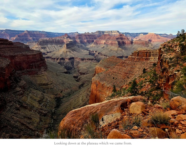 Looking down at the Plateau Looking down at the Plateau