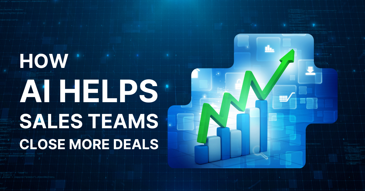 How AI Helps Sales Teams Close More Deals infographic How AI Helps Sales Teams Close More Deals infographic