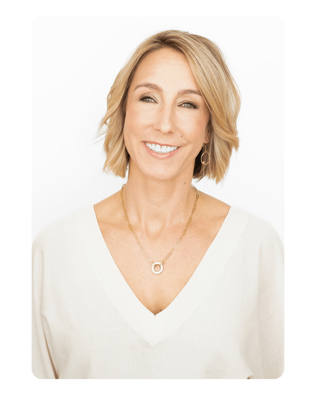 A professional portrait of a SavvyChic Design client, representing the successful partnerships and relationships the agency builds.