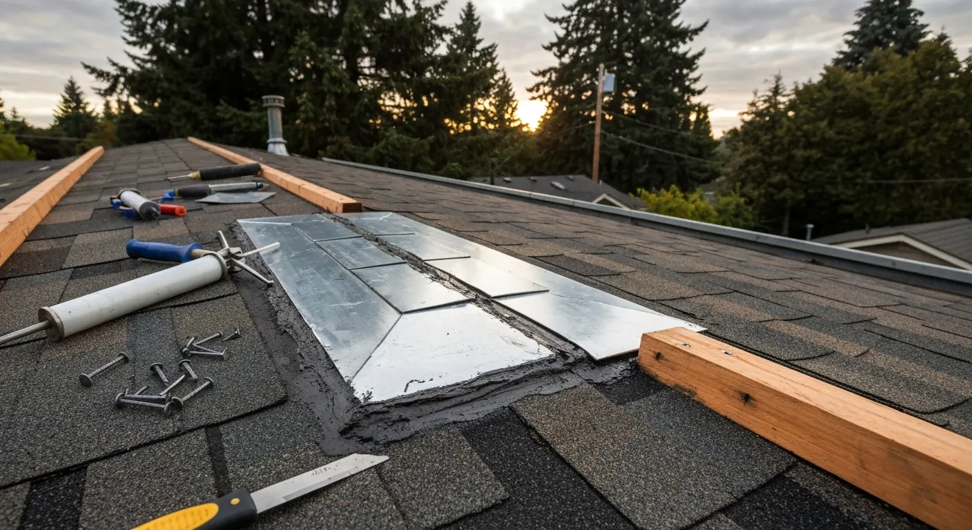 Roof leak repair in Newberg