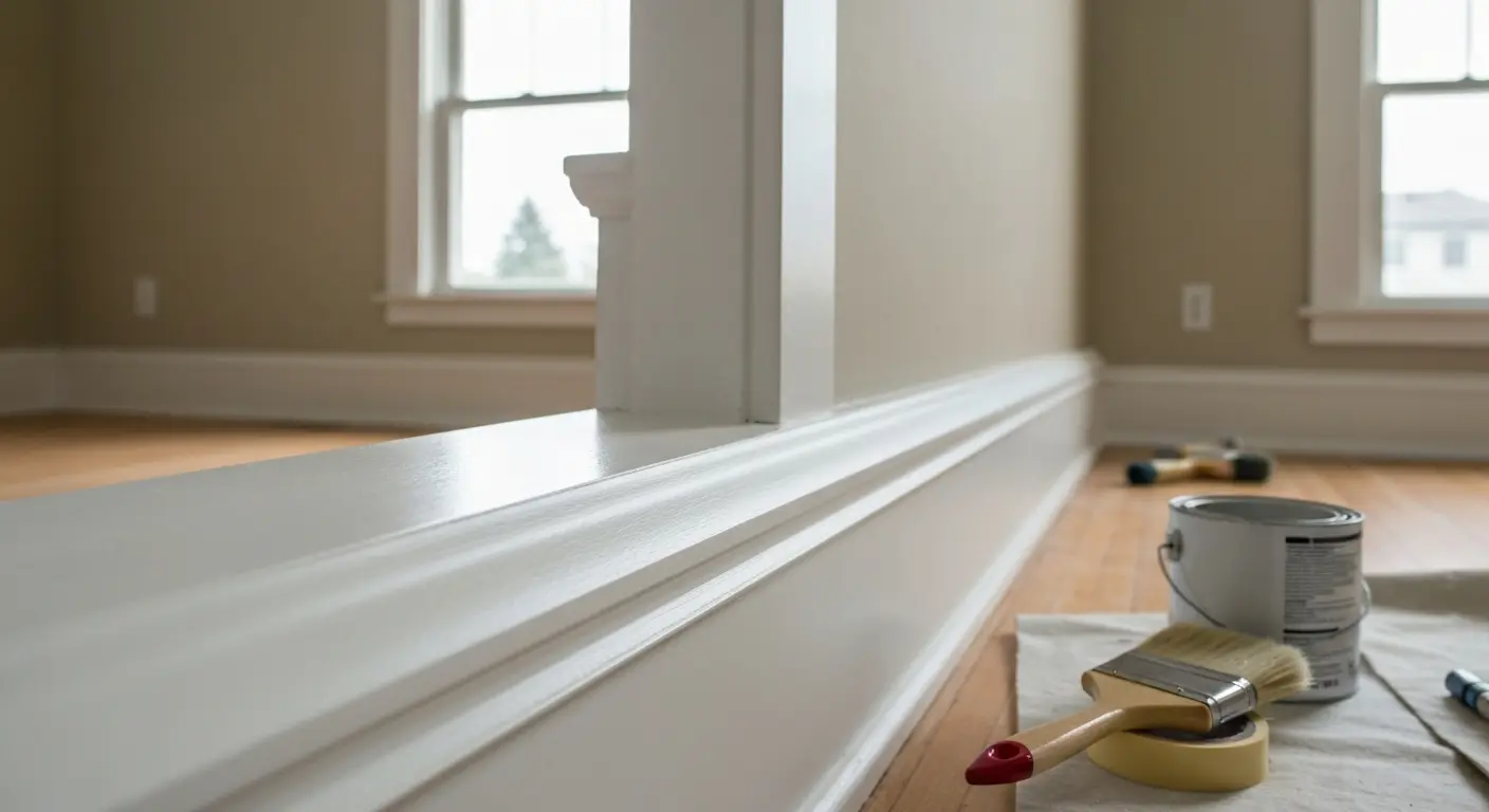 Trim and baseboard painting