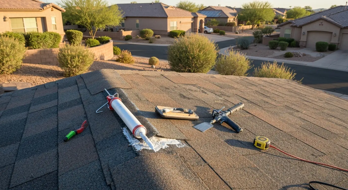 Roof leak repair near Jackson Hills Happy Valley