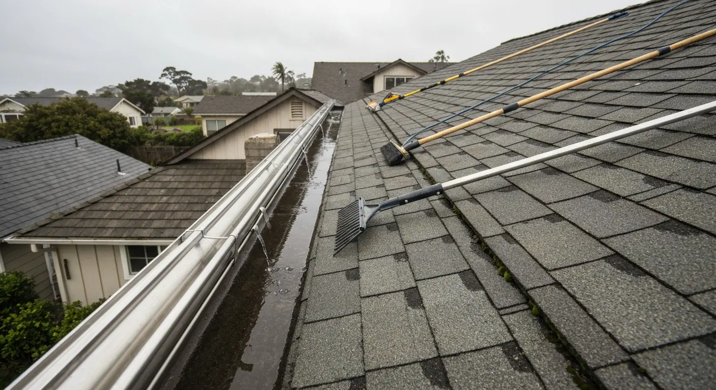 Roof maintenance and cleaning