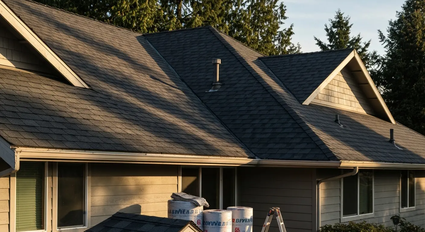 New roof installation in Sunnyside Happy Valley