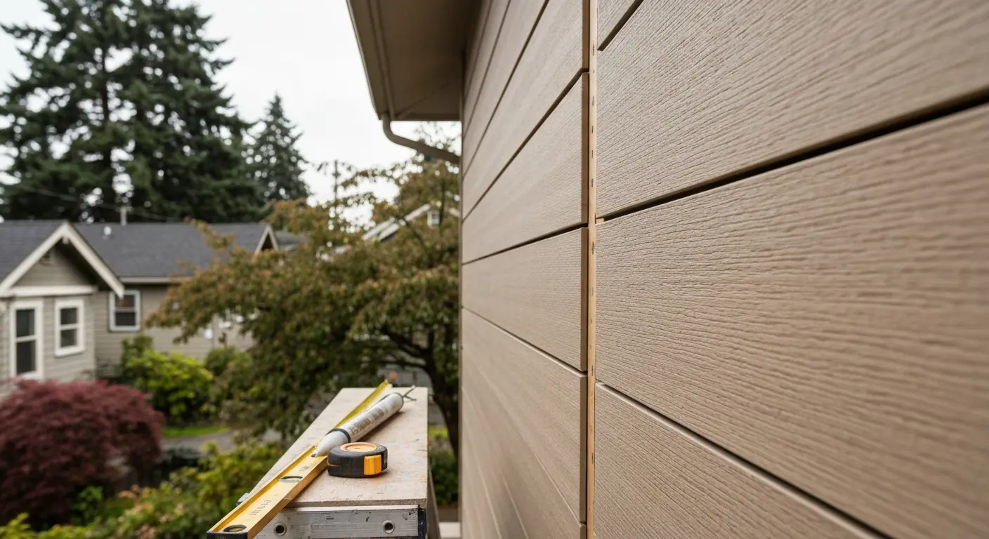 Fiber cement siding installation