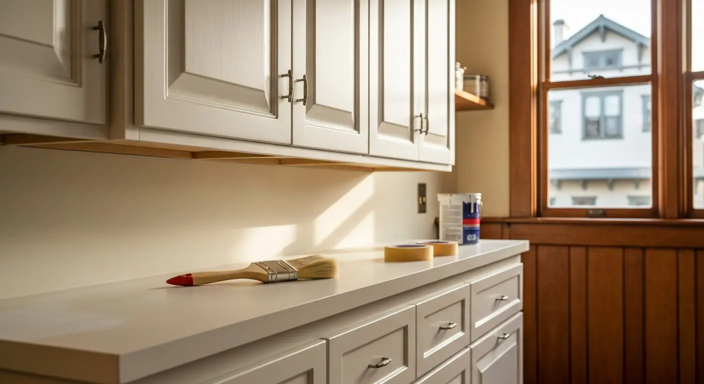 Kitchen cabinet painting service