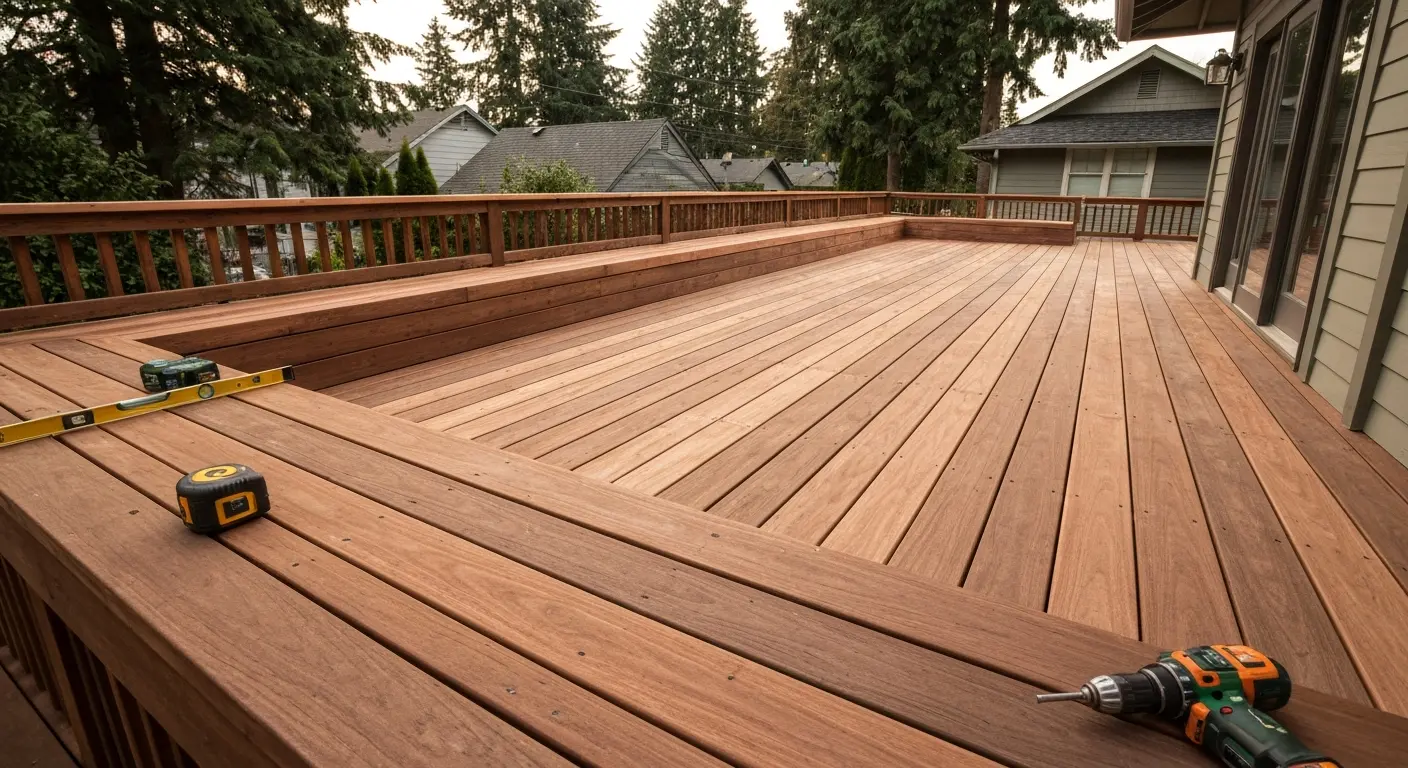 Deck construction project