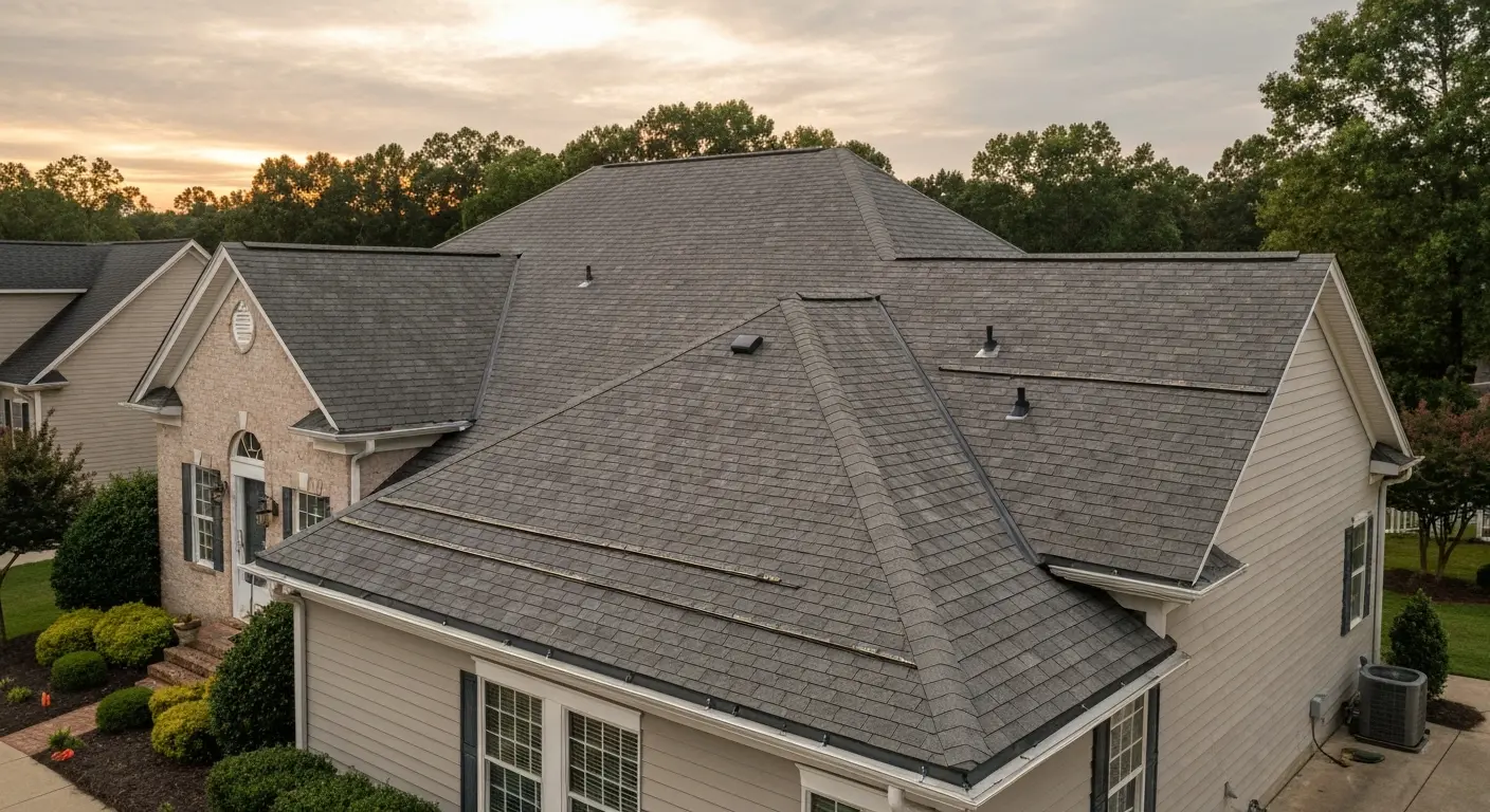 Roof replacement installation