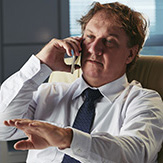 Man on phone