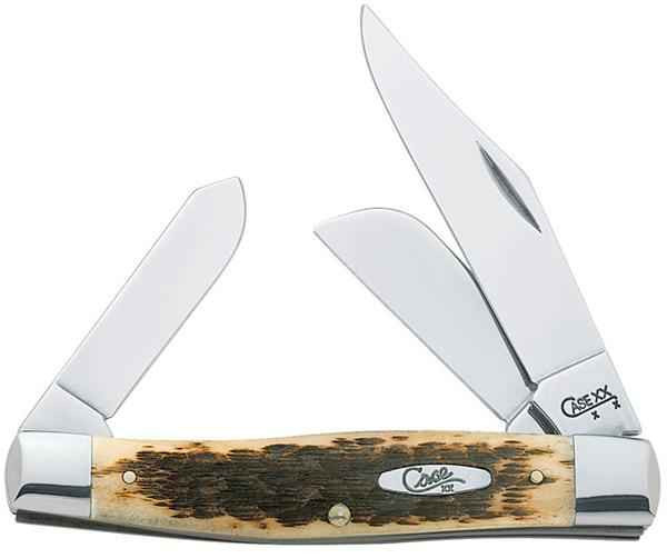 Large Stockman 204 Amber Bone CV
